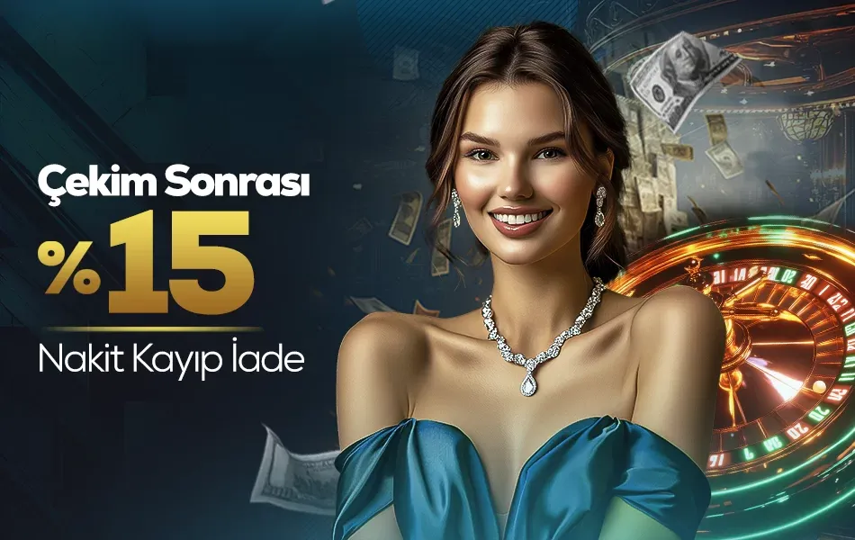 %15 Nakit Kayıp İade Bonusu